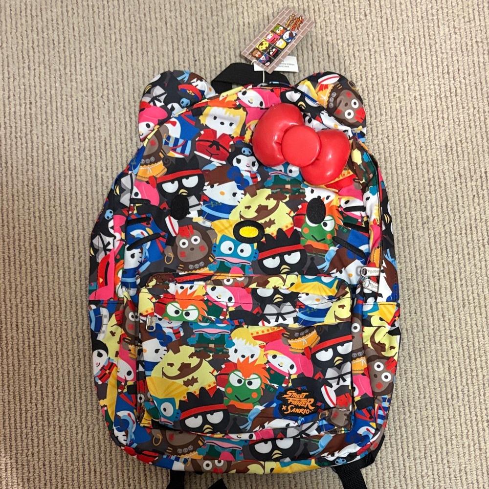 Loungefly Street Fighter x Sanrio Backpack